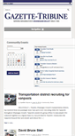 Mobile Screenshot of gazette-tribune.com